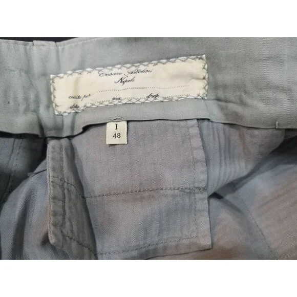 Cesare Attolini Green Chino Pants Size 32. New With Tags.